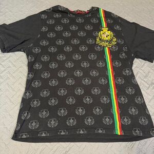 VINTAGE Y2K Ruthless Art Black Mens 4XL Graphic embroidered T-Shirt